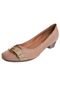 Scarpin Piccadilly Low Bege - Marca Piccadilly