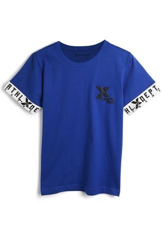Camiseta Extreme Menino Lettering Azul