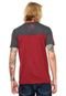 Camiseta New Era Trancador Washington Redskins Vinho/Cinza - Marca New Era