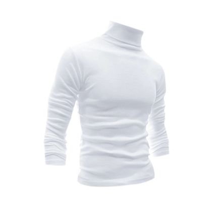 Camiseta Básica Unissex Gola Alta Segunda Pele Tecido Fresquinho - Marca Slim Fitness