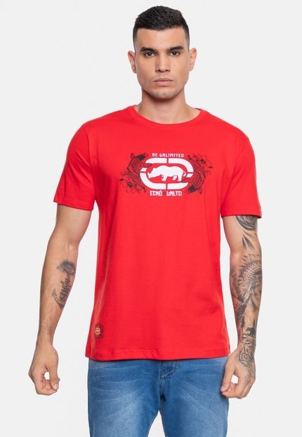 Camiseta Ecko Masculina Carpa Vermelha - Marca Ecko