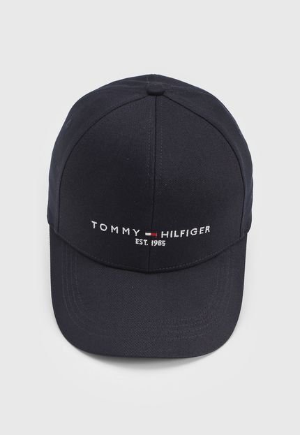 Boné Tommy Hilfiger Logo Bordado Azul-Marinho - Marca Tommy Hilfiger