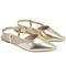 Slingback Liberty Ouro Light Lelive - Marca Lelive