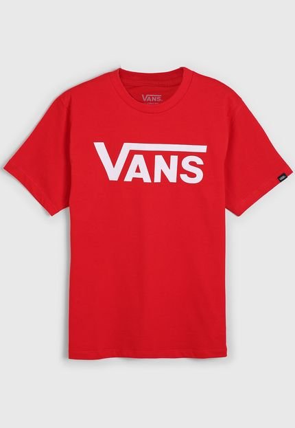 Camiseta Vans Infantil Logo Vermelha - Marca Vans