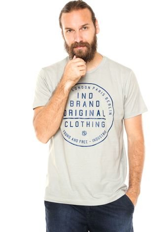 Camiseta Industrie Ind Brand Original Cinza