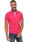 Camisa Polo Blue Bay Slim Rosa - Marca Blue Bay