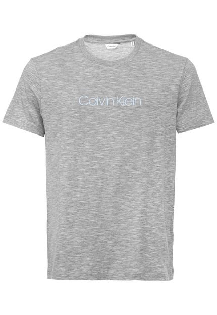 Camiseta Calvin Klein Logo Cinza - Marca Calvin Klein