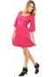 Vestido FiveBlu Fashion Rosa - Marca FiveBlu