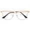 Armação De Óculos Para Grau Feminina Gatinho Adélia Dourada - Marca Palas Eyewear