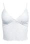Sutiã Calvin Klein Triângulo Alongado Renda Branco - Marca Calvin Klein Underwear