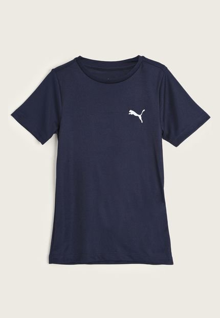 Camiseta Puma Logo Azul-Marinho - Marca Puma
