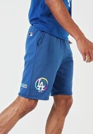 Pantaloneta Azul-Multicolor MLB	 Los Angeles Dodgers