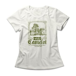 Camiseta Feminina Visit Camelot - Off White