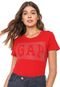 Camiseta GAP Aplicações Vermelha - Marca GAP