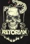 Camiseta Pretorian Snake Skull Preta - Marca Pretorian