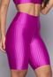 Bermuda New Zig Ciclista Fitness 3D Ikat Feminina Pink - Marca Bella Fiore Modas