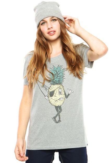 Camiseta Hurley Mr Pineapple Cinza - Marca Hurley
