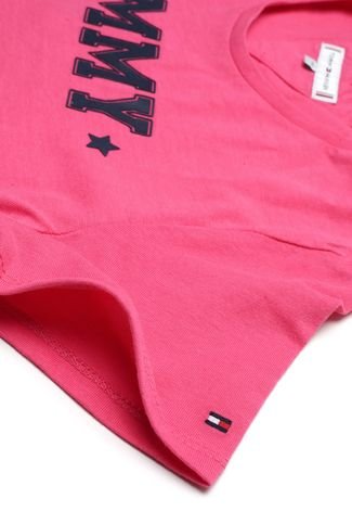 Blusa Tommy Hilfiger Kids Menina Logo Pink