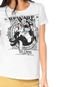 Blusa Cativa Beware Villains Branca - Marca Cativa Disney