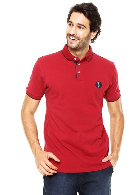 Camisa Polo Aleatory Slim Vermelha - Marca Aleatory