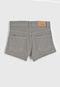 Short Infantil Sarja Hering Kids Desfiado Cinza - Marca Hering Kids