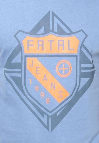 Camiseta Fatal Estampada Azul