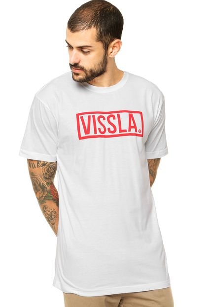 Camiseta Manga Curta Vissla Boxed Branca - Marca Vissla