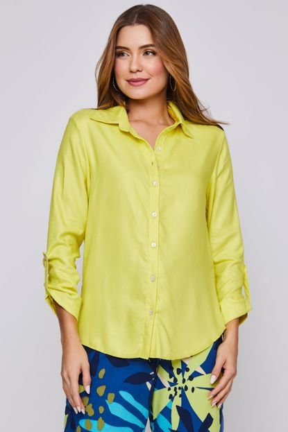 Camisa Crorela Amarelo Lima - Marca Crorela