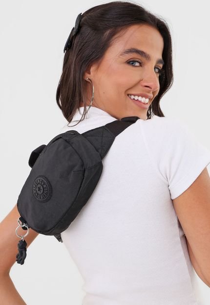 Pochete Kipling Logo Preta - Marca Kipling