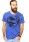 Camiseta Fashion Comics Estampada Azul - Marca Fashion Comics