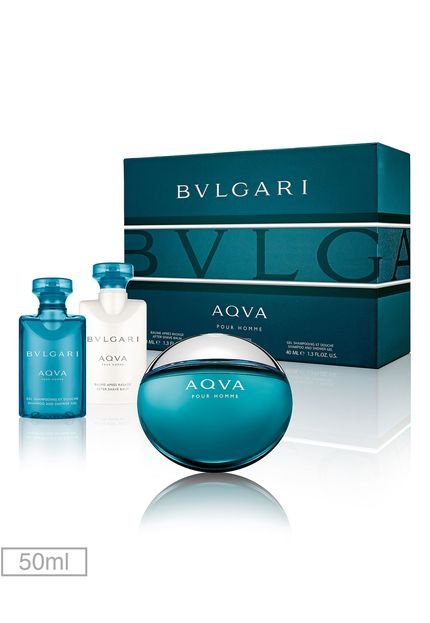 Kit Perfume Aqva Pour Homme Bvlgari 50ml - Marca Bvlgari