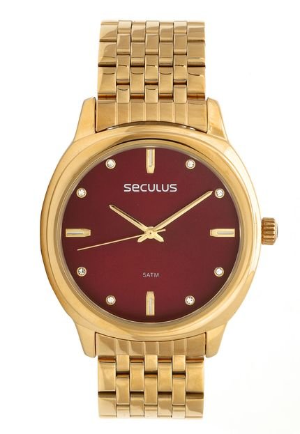 Relógio Seculus 20565LPSVDS1 Dourado - Marca Seculus