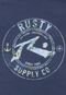 Camiseta Rusty Menino Frontal Azul-Marinho - Marca Rusty