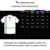 Camisa Polo Masculina Uniforme Camiseta Piquet Techmalhas Branco - Marca TECHMALHAS