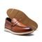 Sapato Masculino Oxford Calce Facil Social e Casual Couro Legitimo Caramelo - Marca FRANCA GRIFFE