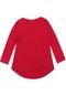 Camiseta Kyly Menina Lisa Vermelha - Marca Kyly