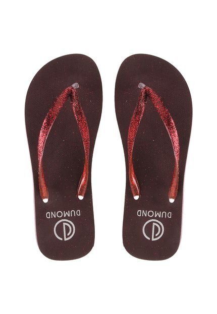 Chinelo Dumond Logo Vermelho - Marca Dumond