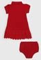 Vestido Polo Ralph Lauren Infantil Logo Vermelho - Marca Polo Ralph Lauren