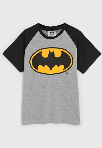 Camiseta Fakini Infantil Batman Cinza - Marca Fakini