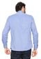 Camisa Aleatory Comfort Azul - Marca Aleatory