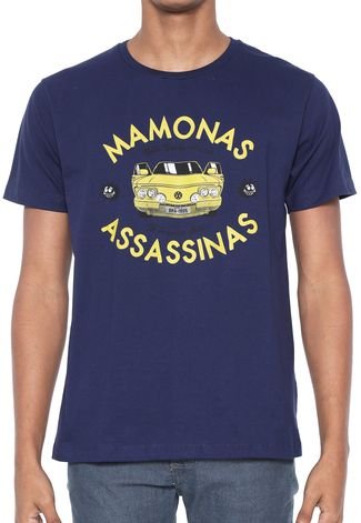 Camiseta Mamonas Assassinas Brasília Amarela Azul