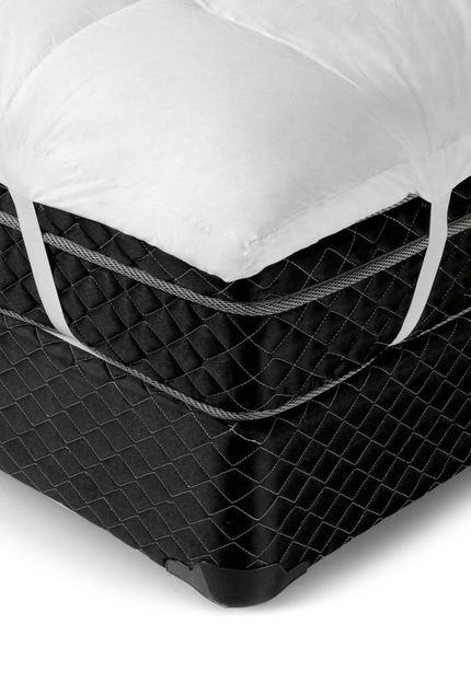 Pillow Top Protetor de Colchão Queen Daune 160x200cm Plumas Penas Branco - Marca Daune