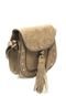 Bolsa Tiracolo FiveBlu Pequena Tassel Bege - Marca FiveBlu