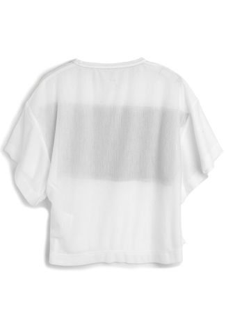Camiseta Nike Menina Logo Branca
