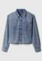 Camisa Jeans GAP Reta Clara Azul - Marca GAP