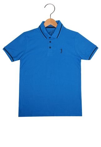 Camisa Polo Aleatory Menino Azul