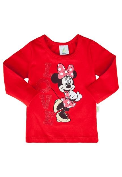 Blusa Brandili Minnie Vermelha - Marca Brandili