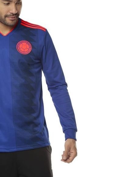 Camiseta Selección Larga Azul-Naranja adidas Fcf A Jsy L - Compra Ahora | Dafiti Colombia