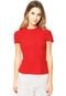 Blusa Colcci Peplum Vermelha - Marca Colcci