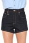 Bermuda Jeans Forum Hot Pant Lurex Azul - Marca Forum